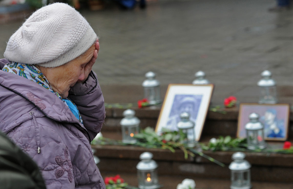 День памяти захвата заложников во время мюзикла «Норд-Ост» в театральном центре на Дубровке в Москве. Фото: Кирилл Каллиников/РИА Новости, 26.10.2015