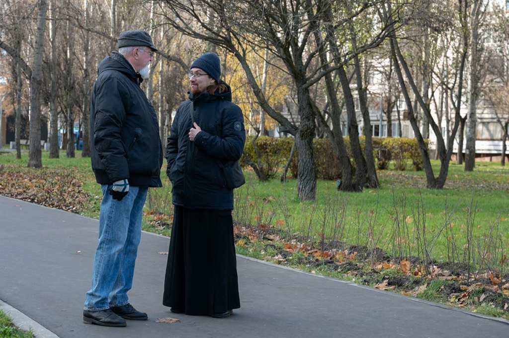 Уличная проповедь. Иерей Александр Сергеев 